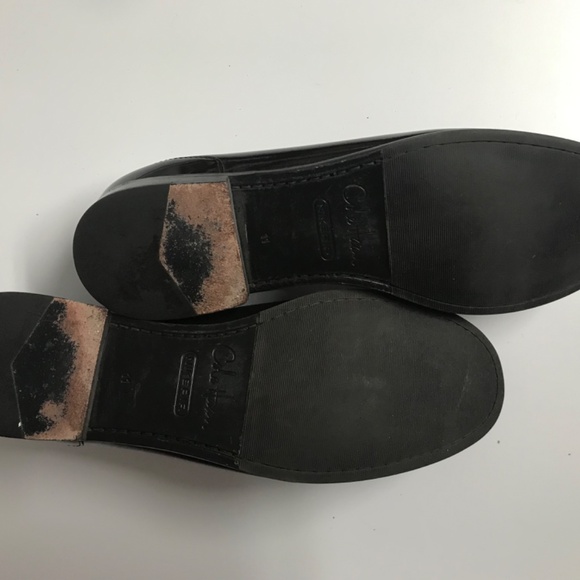 Cole Haan Brown Air Patent Leather Penny Loafer Shoe - Picture 7 of 9